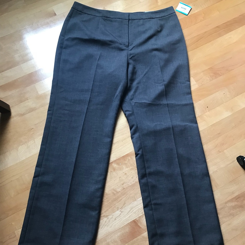 Gray work pants